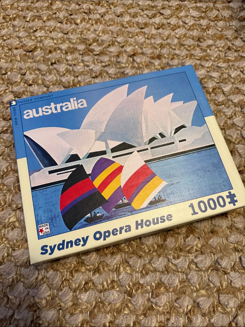Australia Sydney Opera House 1000-Piece Puzzle — Blue
